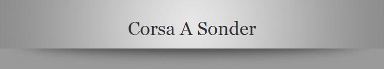 Corsa A Sonder