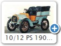 10/12 PS 1902 - 1906 Bild 2

Neben dem kleinerem "System Darraq" haben sich die Opelbrüder entschlossen, einen eigenen Motorwagen zu entwickeln. 

Opeldaten:
Motor 1,9l mit 12 PS bei 40-45 km/h ab 6.000 Mark = DM = 3.080 Euro.
Karosserievarianten: Tonneau, TonneauTulpenform, Tonneau Grand Luxe, Coupé
Längen in mm: 2950; Stückzahl: ca. 1000