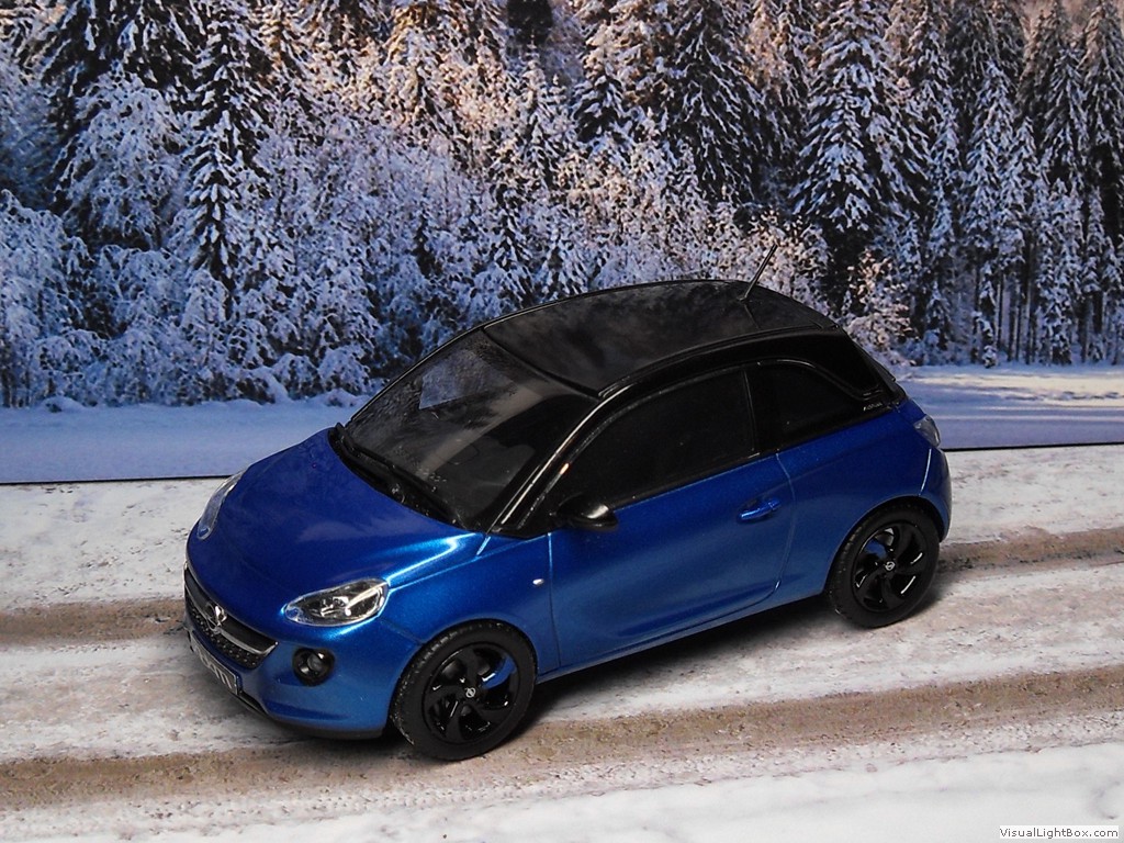 2-Material-Mix Vollgarage für Opel Adam