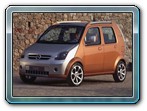Concept-A 1999 Bild 1
Ein Jahr vor Markteinführung des Agila stellt Opel auf dem Genfer Autosalon die Studie Concept-A vor. Der Frontbereich wurde noch verändert, während man hinten schon sehr viel vom Agila erkennen kann.