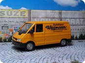 Arena Kastenwagen Bild 4a
Hersteller: Basis Solido (Maßstab 1:50)
orange Autohaus Wiegmann Auflage ??? Jahr 1998, Umlackiert als Kleinserie