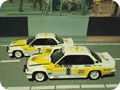 Ascona B Rallye 1980 Bild 1

Hersteller: Vitesse
weißgelb Nr. 7
weißgelb Nr. 8 Auflagen und Jahre bei beiden unbekannt

Zum Original:
Kullang/Berglund fuhr Nr. 7 bei der Schweden-Rallye und Kleint/Wanger Nr. 8 bei der Rallye Monte-Carlo.