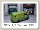 Blitz 1,9 Tonner 1960 Bild 9b

Hersteller: StarlineModels (BIN69991)
für Brekina (Bing) grün November 2009 Auflage ???