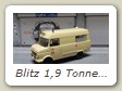 Blitz 1,9 Tonner Kasten 1965 Bild 3a

Hersteller: MatrixScaleModels (MX51502-033),
Deutsches Rotes Kreuz Karlstadt, Auflage 100x, erschienen März 2026