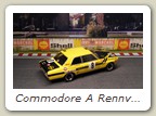 Commodore A Rennversion 1970 Bild 1b

Hersteller: Minichamps (400704608)
gelbschwarz 252 mal KW 32 / 2017

Zum Original: Gefahren beim 24h - Rennen in Spa von Teddy Pilette / Gustave Gosselin

Hersteller: Autodrome
vier weitere Rennversionen als Bausatz wurden hergestellt (nicht im Besitz).