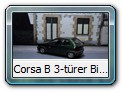 Corsa B 3-türer Bild 15b (03/93 - 06/97)
Hersteller: GAMA (1005)
rioverdegrünmetallic "500.000 Made in Eisenach", Auflagen und Jahr unbekannt.