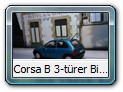 Corsa B 3-türer Bild 16b (03/93 - 06/97)
Hersteller: IXO (CLC581N.22)
karibikblaumetallic, Auflage ???, April 2025