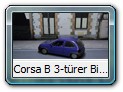 Corsa B 3-türer Bild 11b (03/93 - 06/97)
Hersteller: GAMA (1005)
lifestyleblau, Auflage und Jahr ???
Weiteres Modell nicht im Besitz:
lifestyleblau "Wartburg open"