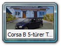 Corsa B 5-türer Tuning Bild 1
Dies war ein unlackierter Corsa B 5-türer. Lackiert in blaulilametallic. Front- und Heckschürze sind Eigenanfertigungen. Die Seitenschweller sind vom Calibraunterboden, Felgen sind von Sprint43. An Front- und Heckschürze wurden noch Luftgitter integriert, ebenso am Heck ein größerer Auspuff. Der Innenraum wurde dezent mit lila und silber veredelt.