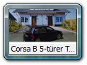 Corsa B 5-türer Tuning Bild 2
Dies war ein unlackierter Corsa B 5-türer. Lackiert in blaulilametallic. Front- und Heckschürze sind Eigenanfertigungen. Die Seitenschweller sind vom Calibraunterboden, Felgen sind von Sprint43. An Front- und Heckschürze wurden noch Luftgitter integriert, ebenso am Heck ein größerer Auspuff. Der Innenraum wurde dezent mit lila und silber veredelt.