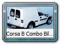 Corsa B Combo Bild 2

Zum Modell:
Hersteller: Rialto (nicht im Besitz)
weiß als Bausatz oder Fertigmodell auch als Vauxhall oder Holden Auflage ??? Jahr bis heute

Zum Original:
Zu guter letzt gibt es noch den Lieferwagen genannt Combo, der auch in Deutschland anzutreffen ist.
