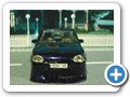 Corsa B 5-türer Tuning Bild 1
Dies war ein unlackierter Corsa B 5-türer. Lackiert in blaulilametallic. Front- und Heckschürze sind Eigenanfertigungen. Die Seitenschweller sind vom Calibraunterboden, Felgen sind von Sprint43. An Front- und Heckschürze wurden noch Luftgitter integriert, ebenso am Heck ein größerer Auspuff. Der Innenraum wurde dezent mit lila und silber veredelt.