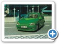 Corsa B GSi Tuning Bild 1
Verspoilert habe ich diesen GSi nicht weiter, da er schon sportlich genug ist. Aufgrund der Farben nenne ich diesen Corsa "Laubfrosch", als Anlehnung an das Original 4/12PS von 1924. Innen wie aussen beherrschen zwei Grüntöne dieses Gefährt. Sporträder von Sprint43 und selbstgemachte Doppelrohranlage runden den GSi ab.