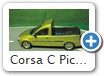 Corsa C Pick-up Eigenbau Bild 3

Ein von mir auf Basis eines Minichamps - Modells umgebauter Combo als Pick-Up in brokatgelbmetallic mit königsblau, BBS RZ- Felgen von Sprint43 und selbstgefertigten Doppelauspuff.