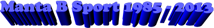 Manta B Sport 1985 - 2013