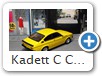 Kadett C Coupe 1977 GT/E Bild 3b

Hersteller: Maxichamps (940048120)
signalgelb Auflage ??? KW30 / 2020