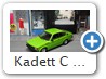 Kadett C Coupe 1977 GT/E Bild 2a

Hersteller: Minichamps (400048123)
signalgrün für modelcarworld 1008 Stück KW3 / 2013