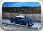 Kapitän P1 Limousine Bild 7a
Hersteller: Ixo (Opel-Sammlung Nr. 3)
royalblau mit weißem Dach Februar 2011 Auflage ???