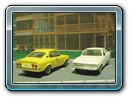 Manta A Coupe Bild 5
Pilen (Spanien): (345)
arktisweiß Auflage und Jahr unbekannt.
Schuco (BRD):
OCC (Opel Car Collection): citrusgelb 7.000 mal Erscheinungsjahr unbekannt
Solido:
Auch hier soll es mindestens zwei Versionen geben (nicht im Besitz)