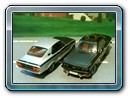 Manta A GT/E Bild 2
Hersteller: Schuco
schwarz "Black Magic" 2.000 mal Anfang 2005.
Ein Sondermodell in rot in 04/06 mit einer Auflage von 500 gab es für den Händler "Bernd 70´s", welches nicht in meinem Besitz ist.
Hersteller: Minichamps (400045505)
silber Auflage 1008 Stück KW29 / 2009