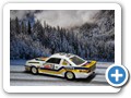 Manta B 400 Rallye 1983 Bild 2b
Hersteller: Vitesse (ohne Figur)
Nummer 15 Auflage und Jahr unbekannt.
Zum Original:
1983 löste der Manta B den Ascona B bei den Rallyemeisterschaften ab. Die Nummer 15 fuhr Dario Cerrato / Giuseppe Cerri in San Remo.