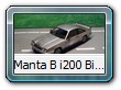 Manta B i200 Bild 2

Hersteller: NeoScaleModels (45476)
silber Auflage ??? Mitte 2018