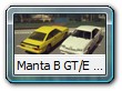 Manta B GT/E ´82 Bild 1
Hersteller: IXO
signalgelb Ende 2006, polarweiß 12/09 (Testabo) und 06/11 (Zeitschrift: Opel Sammlung Nr. 11) Auflagen unbekannt