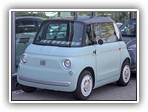 Fiat Topolino 2023
Baugelich mit Citroen Ami und Opel Rocks-e mit veränderter Front- und Heckpartei, restliche Werte gleich.