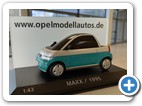 Maxx 1995 1-Sitzer KI
KI-Bild: So könnte der Maxx als Modellauto in 1:43 aussehen.