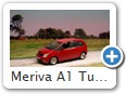 Meriva A1 Tuning Bild 1
Dieser Meriva bekam 15" Racing-Dynamics-Felgen verpasst. Ein großer Sportauspuff darf auch nicht fehlen. Nummernschild wurde angebracht, fertig ist ein dezent veredelter Meriva.