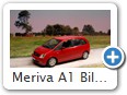 Meriva A1 Bild 4a
Hersteller: Minichamps (für Opel)
tizianrot Mitte 2003, Auflage ???