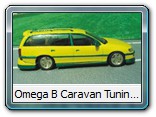 Omega B Caravan Tuning Bild 2

Auch ein Omega B Caravan kann sehr sportlich sein. Auffllige Lackierung, Rundumverspoilerung, breite Schlappen, Doppelauspuffanlage, Sportantenne und neue Scheibenwischer vorne und hinten. Der Innenraum wurde angepasst und Nummernschilder angebracht.