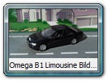 Omega B1 Limousine Bild 3

Hersteller: Schuco (04021)
dschungelgrünmetallic Auflage und Jahr unbekannt
