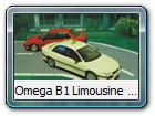 Omega B1 Limousine Bild 1

Hersteller: Schuco
Taxi  Auflagen und Erscheinungsjahr sind nicht bekannt.

Umbau:
Der magmarote bekam lediglich Sportfelgen verpasst