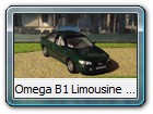 Omega B1 Limousine Bild 6

Hersteller. IXO (Opel-Sammlung Nr. 29)
rioverdegrnmetallic 02/12 Auflage unbekannt