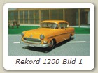 Rekord 1200 Bild 1

Hersteller: Walldorf
Umbau einer P1 - Limousine von mir in einen 1200, zu erkennen an den Seitenleisten.

Hersteller: ME Kit (nicht im Besitz)
Als Bausatz soll es den 1200 geben.