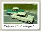 Rekord P1 2-türige Limousine Bild 5

Hersteller: Minichamps
charmonixweiß 1008 mal KW46 /05
türkis/weiß für AutoBild 3000 mal Jahr unbekannt