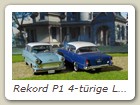 Rekord P1 4-türige Limousine

Hersteller: IXO (Opel-Sammlung Nr. 8)
blau mit weißem Dach Auflage ??? 04/11

Hersteller. GAMA
Hier soll es 5 verschiedene Farben gegeben haben.