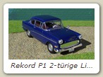 Rekord P1 2-türige Limousine Bild 7

Hersteller: IXO (Opel - Sammlung Nr. 96)
royalblau Auflage ??? 10 / 2014