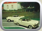 Rekord P2 Coupe Bild 2
Hersteller: Minichamps
charmonixweiss, schwarzer Dach 2.208 mal KW 26/2003
OCC (Opel Car Collection) charmonixweiss, Dach ozeangrün Auflage 7.500 mal Anfang 2002