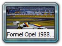 Formel Opel 1988 - 1991 Bild 2a
Hersteller: GAMA (1164)
Auflagen und Jahr ???
Presentationsmodell in weiss mit typischen Opel-Rennfarben, wie beim Kadett E Rallye