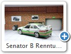 Senator B Renntuning Bild 3
Dies ist ein Fantasieumbau meinerseits. Verspoilerungen und Heckflügel sind Eigenbauten. Aussenspiegel stammen vom Astra H. Räder sind von Sprint43, Scheibenwischer von Tameo. Rennsitz wurde eingebaut (Hersteller unbekannt) und die Inneneinrichtung farblich verändert. Die Aussenlackierung ist casablancaweiss, Grüntöne sind Emailfarben, rot und Castrol-Werbung sind Decals. Nummernschilder sind selbst angefertigt worden.