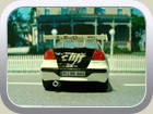 Tigra A Cliffumbau Bild 4
Kurzerhand umgestylter Tigra. Die Decals vom Calibra wurden verkleinert und dem Tigra angepasst. Sportfelgen von sprint43 Typ Corvette Zr1 15", Sportauspuff und selbstgebauter Heckflügel wurden montiert. Auch der Inneraum wurde weiß und schwarz.