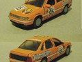 Eigenbau: Vectra A Stufenheck im Jägermeister - Renndesign in orange