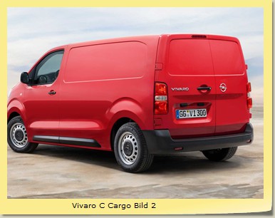 Vivaro C Cargo Bild 2

Keine Modelle geplant.
Dieser Vivaro stammt schon aus der Zusammenarbeit mit PSA.