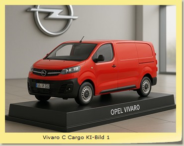 Vivaro C Cargo KI-Bild 1

Keine Modelle geplant, dies ist ein KI-Modell.

Dieser Vivaro stammt schon aus der Zusammenarbeit mit PSA.