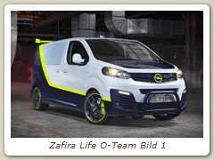 Zafira Life O-Team Bild 1
Keine Modelle verfügbar.
Unikat von Opel, inspiriert vom A-Team, vorgestellt beim Opel-Treffen in Oschersleben.